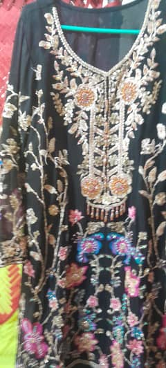 Black dress kameez shalwar