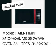 Urgent sale Haier Microwave oven