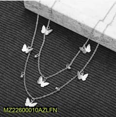 Beautiful Butterfly necklace in silver / Limited Stock 0