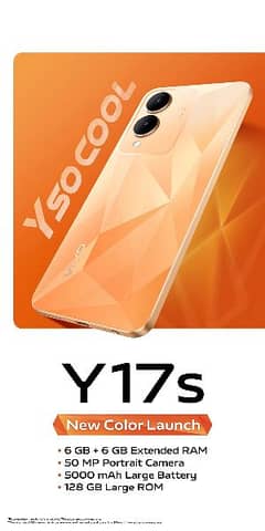 vivo 17s 6 ram 128 rom 0