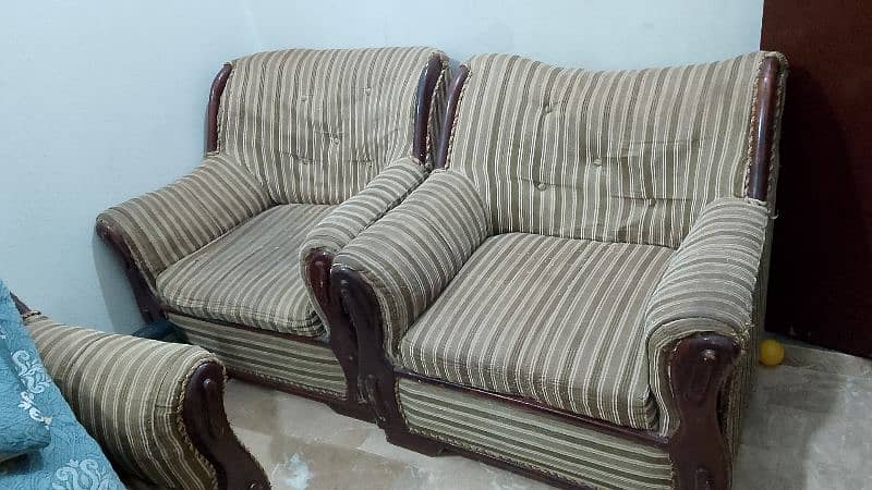 sofa set / 5 seater sofa / wooden sofa / sofa set / furniture 1