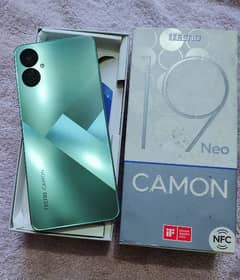 Tecno camon 19 neo with box 0