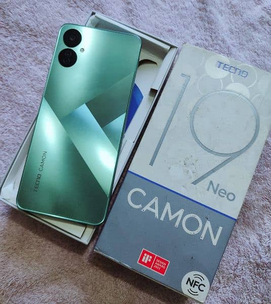 Tecno camon 19 neo with box 3