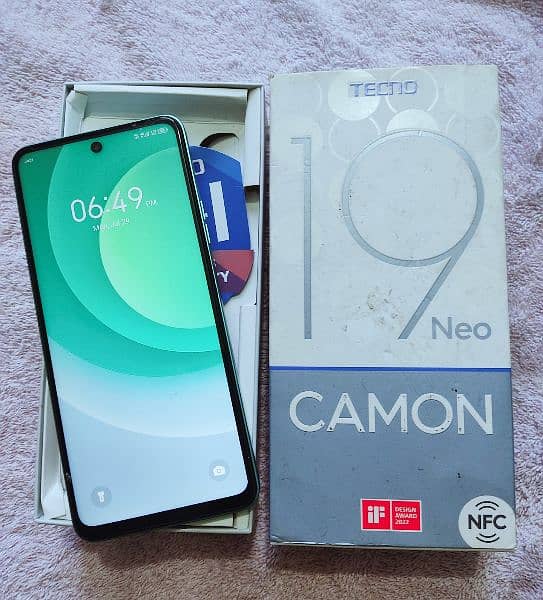 Tecno camon 19 neo with box 4