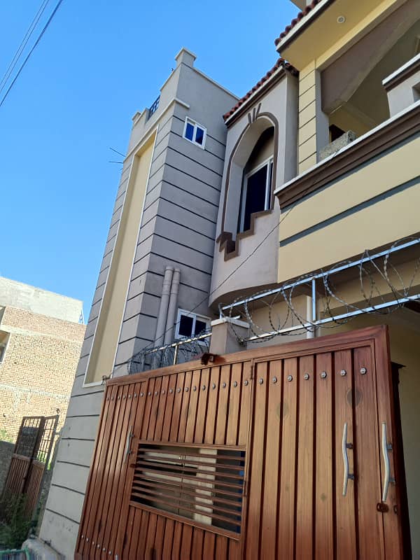 New Triple story 5 Marla Electricity 3 Meter boring water Registry intkal Main Road sy 2 mint 60000 Rent per laga hy Tahir Khan 03115850472 28