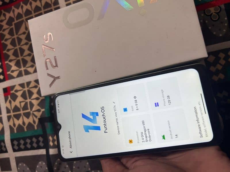 vivo Y27s( with box and accessories )(PTA Approved) 6