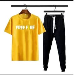 2 pcs mens micro plain track suit