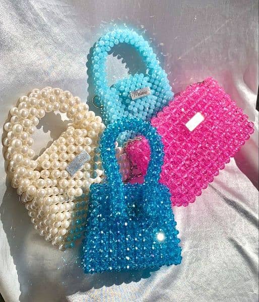 handmade luxury beads bag 2