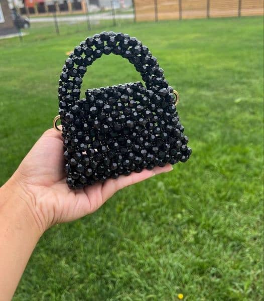 handmade luxury beads bag 4