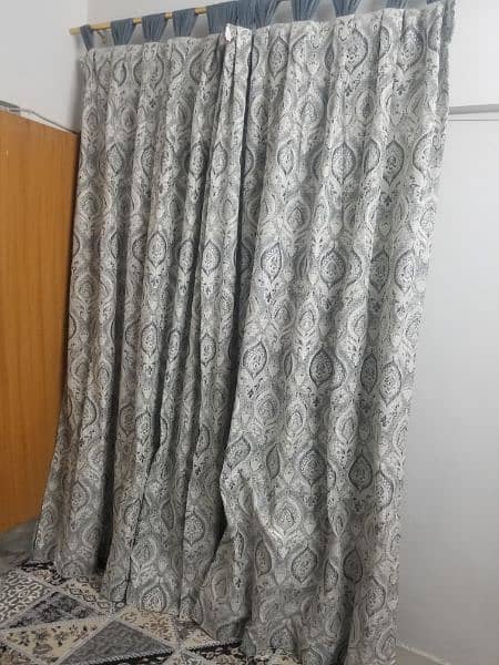 jut fabric curtain set of 5 piece 1