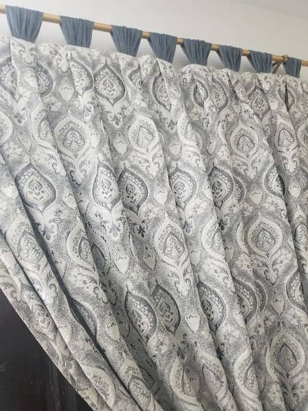 jut fabric curtain set of 5 piece 2