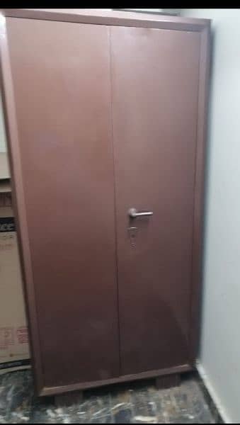 Steel Cupboard  3 x 6.5 ft  ( used ) 2