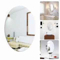 Mirror Wall Stickers Oval Shape New Arrival