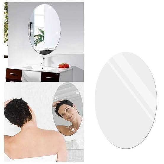 Mirror Wall Stickers Oval Shape New Arrival 2