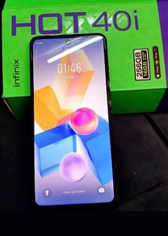 infinix hot 40i 12 GB 128 10 month warranty mein 03468662459 WhatsApp 0