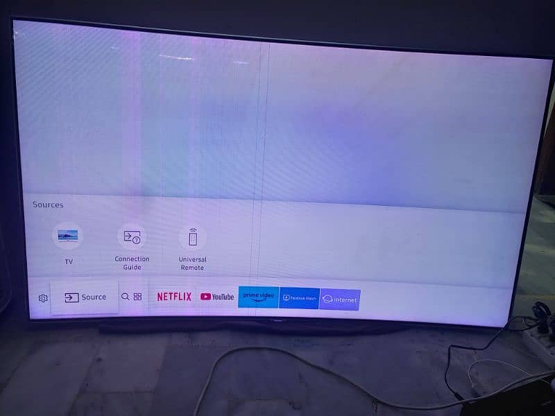 Samsung Original qled 55 inch faulty read add first 2