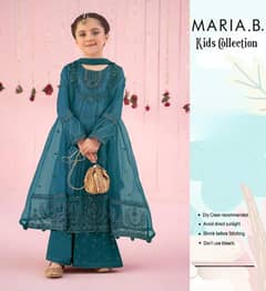 Maria B Kids Embroidery 3pcs Lawn | Unstitched Collection 0