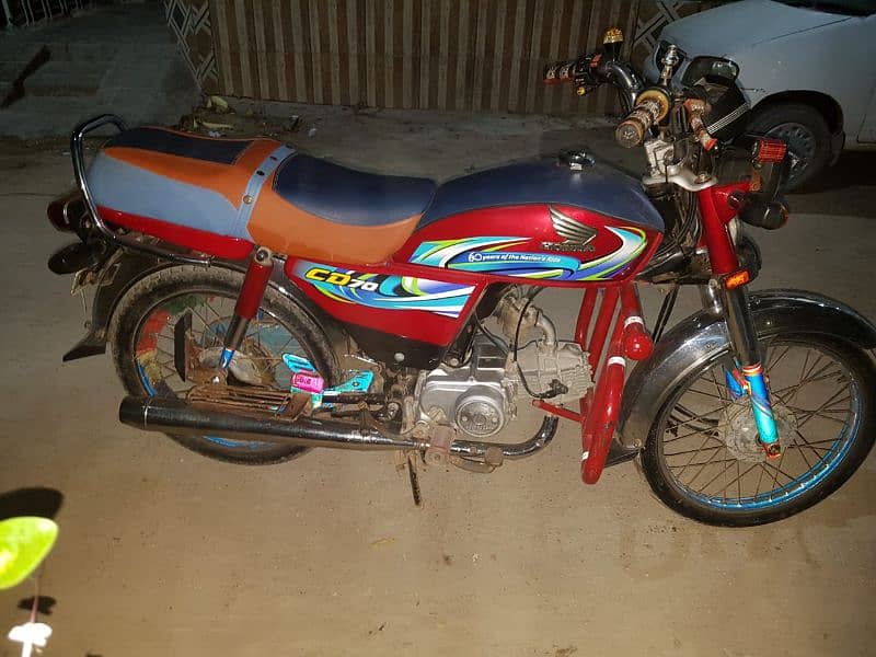 Honda CD 70 model 2024 karachi 1st owner 0