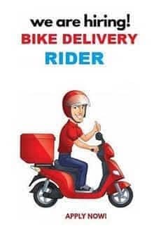 Delivery Riders Job in Karachi +92 302 6233434  call/whatsap