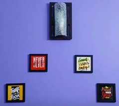 4 pieces Motivational quotes frames