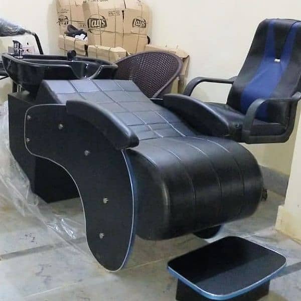 Saloon chairs | Beauty parlor chairs | shampoo unit | pedicure | 14