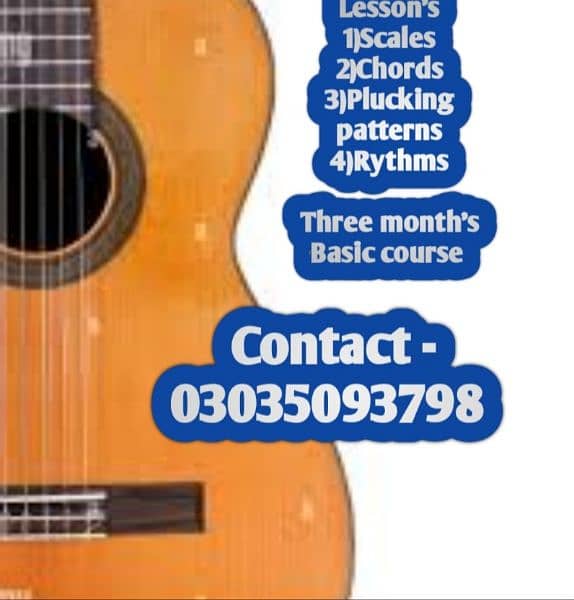 Guitar classes, Home classes 0