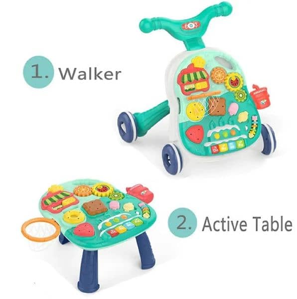 Sit To Stand Baby Learning Walker baby Activity Walker,2 In 1 1