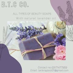 we make all types of beauty soaps on order