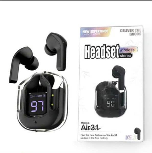 "Air 31 Airpods - True Wireless Earbuds (Brand New)" 1