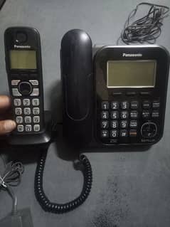 PANASONIC CORD/ CORDLESS TELEPHONE WITH ADOPTERS