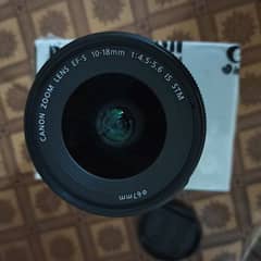 Canon 10-18mm lens  almost new.