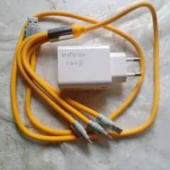 infinix adapter with cable 3in 1