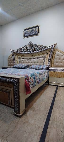 Duoble Bed With Side Tables & Dressing Table 2