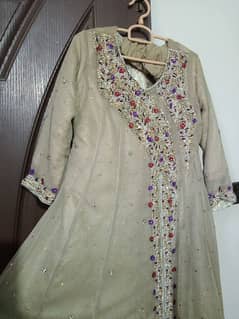 heavy embroidered dress shirt duppata and pajama