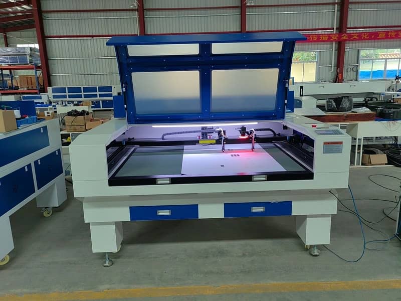 CNC Co2 laser cutting engraving machine double head 150 W 5