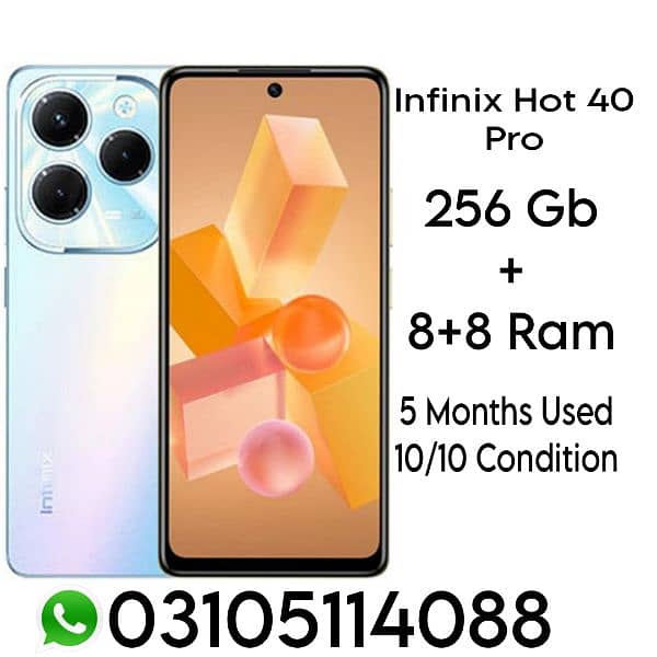 Infinix Hot 40 Pro ( 256Gb + 16Ram ) 0