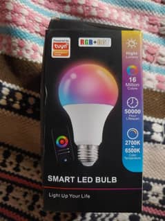 Smart led bulb tuya Bluetooth RGBCW light bulb phone controller E27