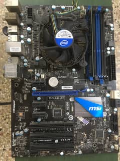 Motherboard MSI P67A-C43(B3)+Processor i7 2600+ PS + Graphic card