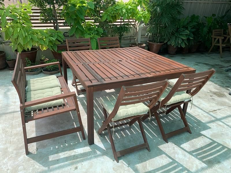 IKEA Garden Table Set 6