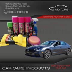 Car Care Products - Foam Tyre Glass cleaner Polish Wax Sine Protect