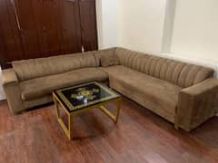 L shape 7 seater sofa