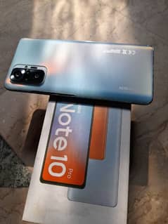 redmi note 10 pro glacier blue with box 10/10 0