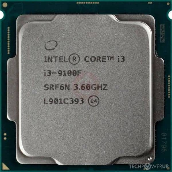 Intel Core i3 9100F (9th Generation Processor) 1