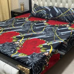 3D-Crystal cotton Bedsheets* 03017186072 call us for order