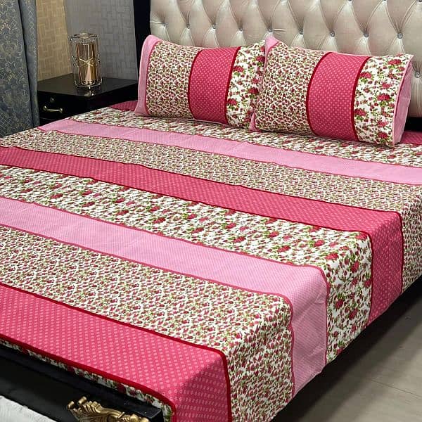 3D-Crystal cotton Bedsheets* 03017186072 call us for order 6