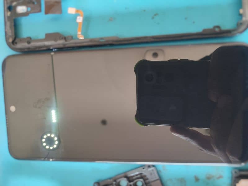 Redmi note 10 pannel back camera flex short bord finger 10/10 led 2