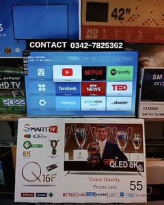 Today offer 55 inch android smart led tv new model 2024 0