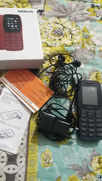 105 Plus Nokia,Complete box,Waranty ha. (03196263273) 1