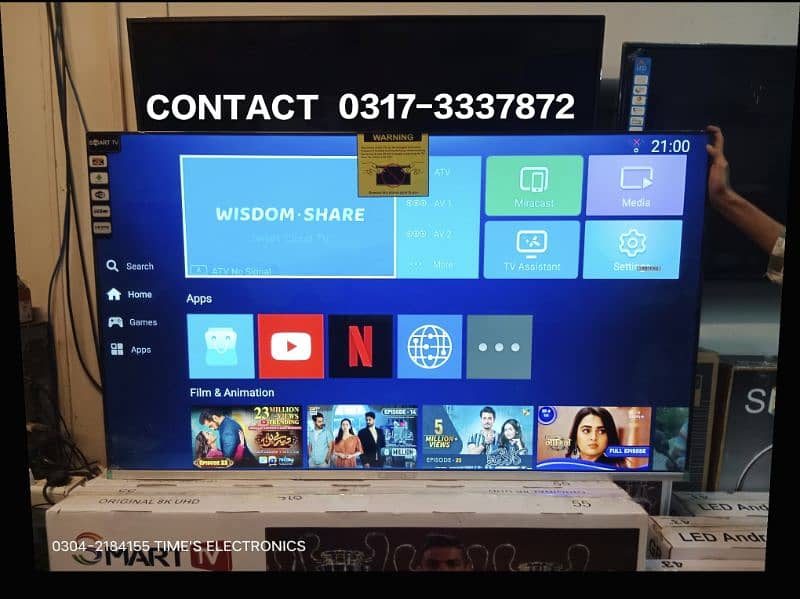 Today offer 65 inch android smart led tv big screen size 0