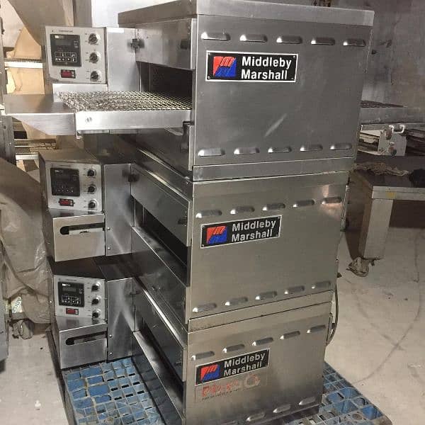 Conveyor belt 18" pizza oven use imported fryer SB Kitchen Engineering 1